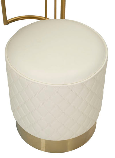 Bureau blanc avec tabouret assorti – Mobilier de chambre Sharon