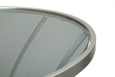 Table basse ronde en verre avec piètement décoratif – Collection Trixy