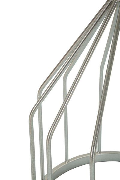 Table d'appoint ronde en marbre artificiel avec base unique – Style contemporain