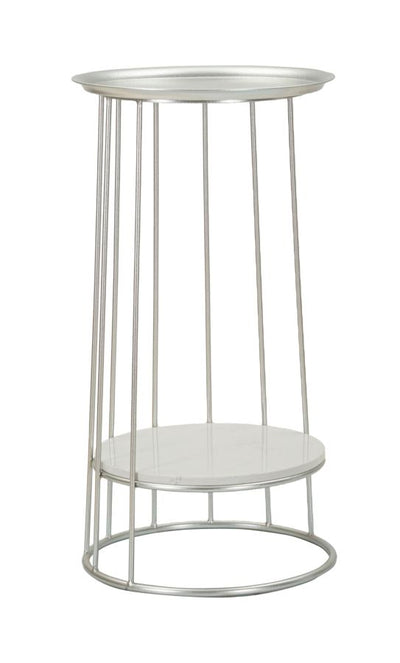 Table d'appoint ronde avec structure ouverte – Towery Modern Accent