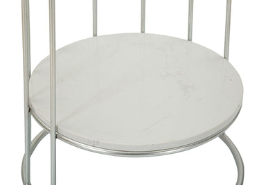 Table d'appoint ronde avec structure ouverte – Towery Modern Accent