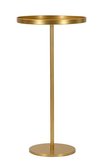 Table d'appoint en métal doré – Design contemporain Doha