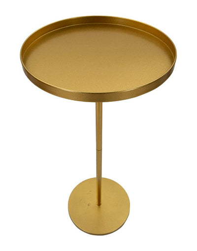 Table d'appoint en métal doré – Design contemporain Doha