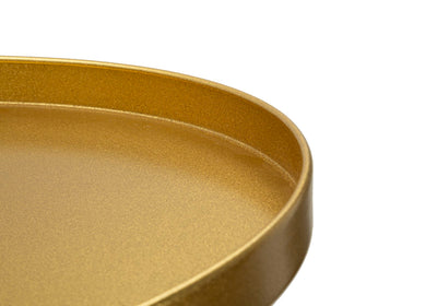 Table d'appoint en métal doré – Design contemporain Doha