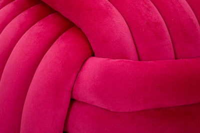 Tabouret rembourré fuchsia – Siège d'appoint rembourré Sofy