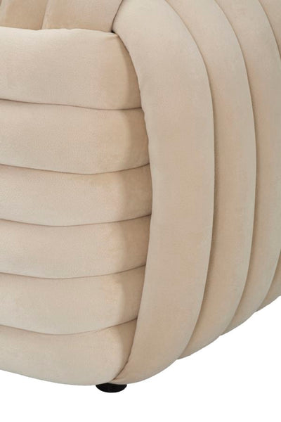 Banc rembourré crème – Siège rembourré Sofy