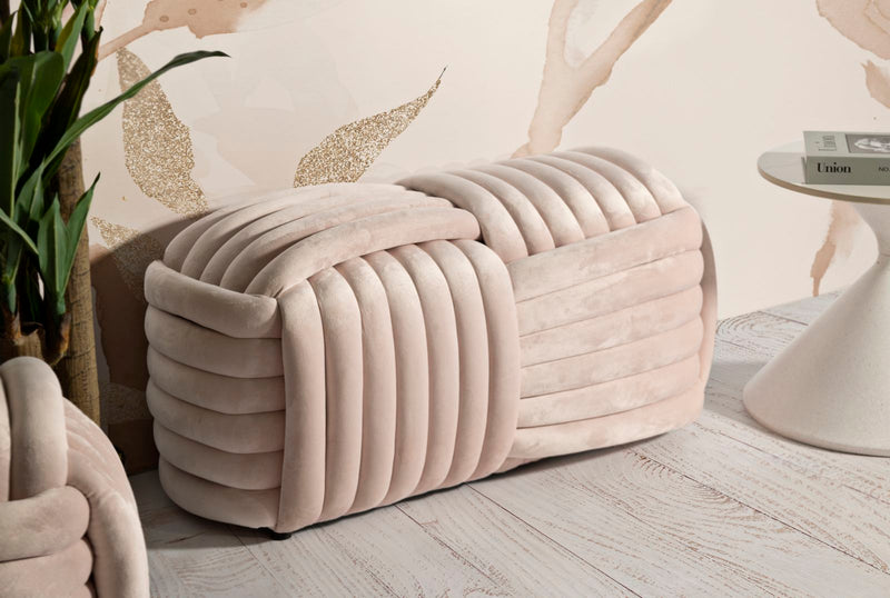 Banc rembourré rose – Siège rembourré Sofy