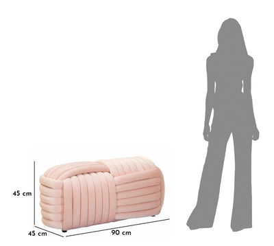 Banc rembourré rose – Siège rembourré Sofy