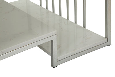 Table basse rectangulaire avec base en métal – Collection Kayseri