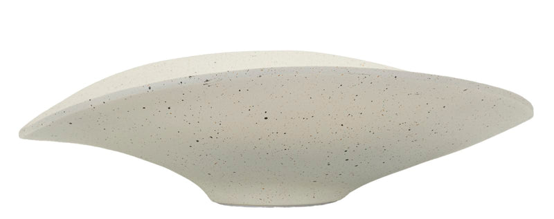 Plateau décoratif en résine blanche – Accent contemporain élégant