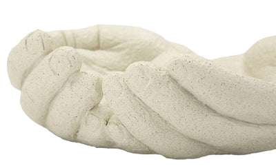 Bol décoratif blanc en résine – Collection Stons