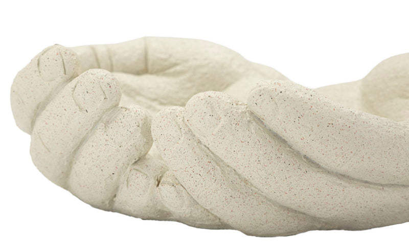 Bol décoratif blanc en résine – Collection Stons