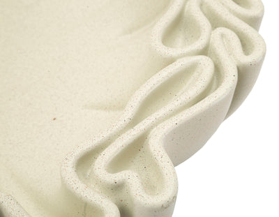 Bol décoratif en résine blanche – Collection Stons