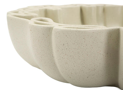 Bol décoratif en résine blanche – Collection Stons