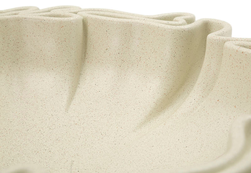 Bol décoratif en résine blanche – Collection Stons