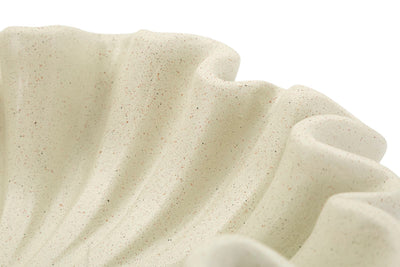 Bol décoratif en résine blanche – Style contemporain Stons