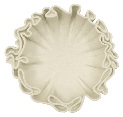 Bol décoratif en résine blanche – Collection Stons Modern