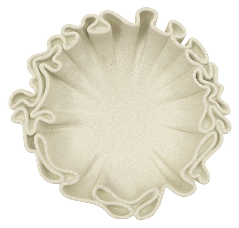 Bol décoratif en résine blanche – Collection Stons Modern