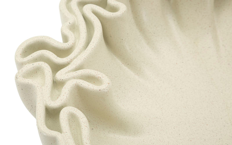 Bol décoratif en résine blanche – Collection Stons Modern