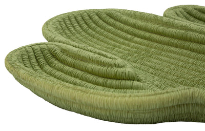 Plateau décoratif en résine verte – Cactus Modern Design