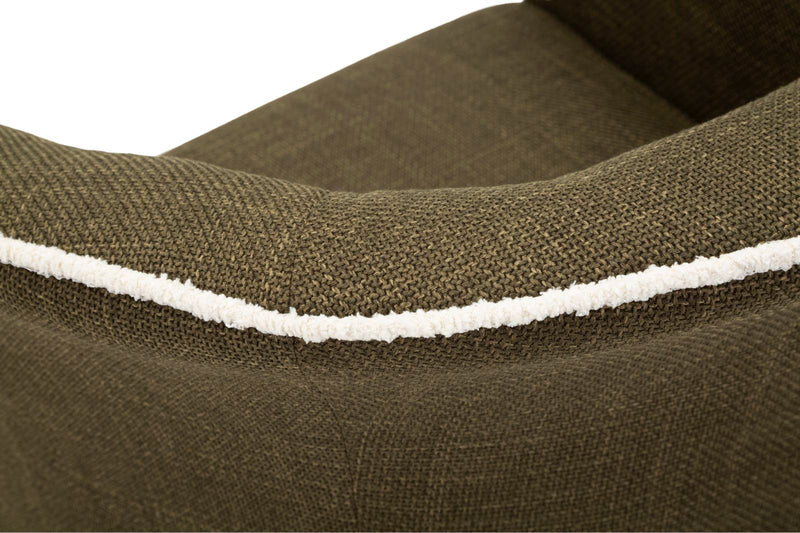 Fauteuil pivotant en velours vert – Fauteuil d&