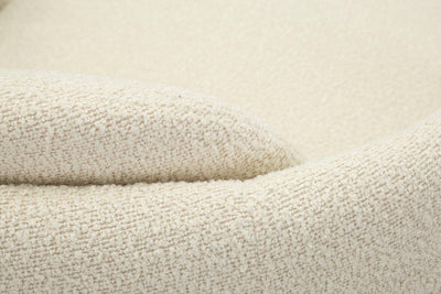 Fauteuil pivotant rembourré crème – Torino Modern Accent Chair