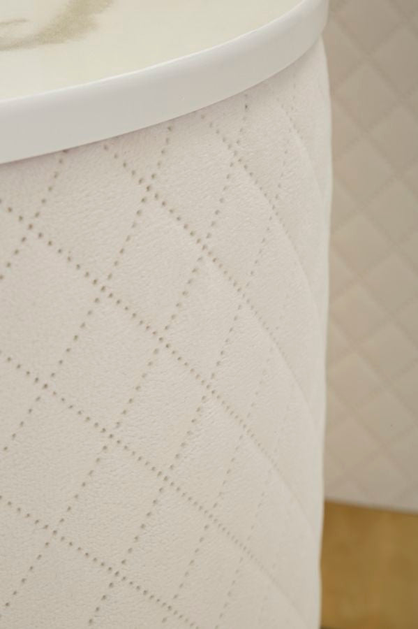 Lot de 3 poufs de rangement rembourrés – Display Shop Modern Design