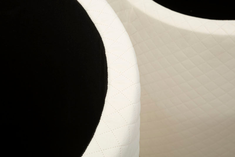 Lot de 3 poufs de rangement rembourrés – Display Shop Modern Design