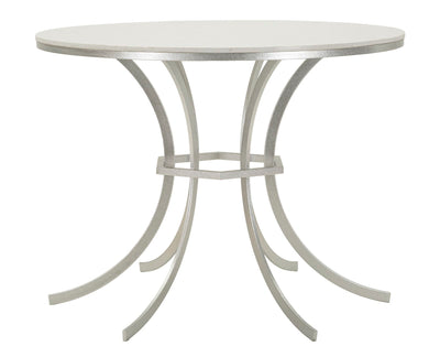 Table à manger ronde avec piètement doré – Istanbul Elegant Design