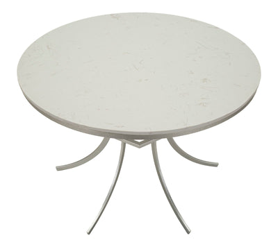 Table à manger ronde avec piètement doré – Istanbul Elegant Design