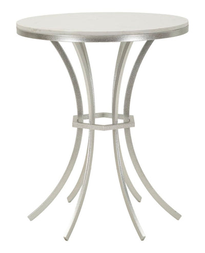 Table d'appoint ronde avec piètement doré – Istanbul Modern Accent