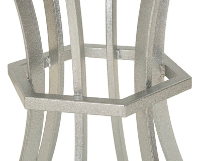 Table d'appoint ronde avec piètement doré – Istanbul Modern Accent