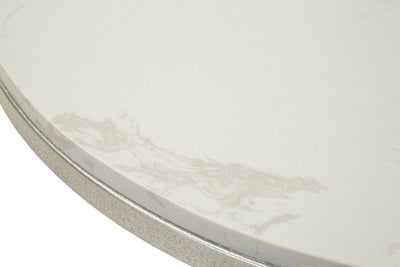 Table d'appoint ronde avec piètement doré – Istanbul Modern Accent