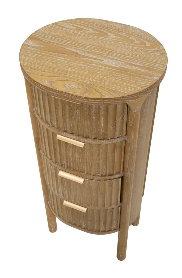 Commode haute en bois – Meuble de rangement Gothenburg