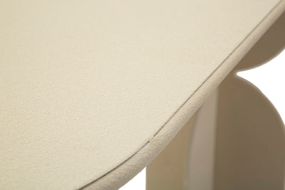 Console beige avec piètement sculptural – Entrée moderne Dune