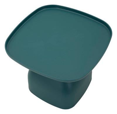 Table basse ronde bleue avec piètement sculptural – Gea Contemporary Style