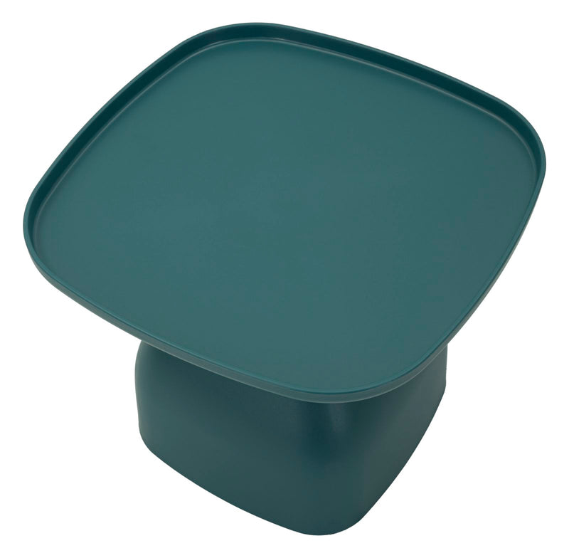 Table basse ronde bleue avec piètement sculptural – Gea Contemporary Style