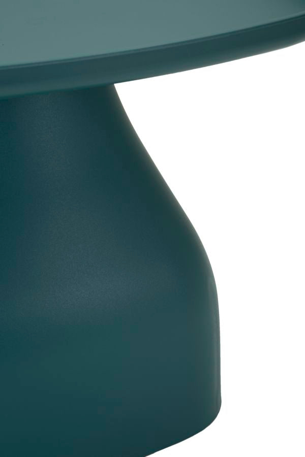 Table basse ronde bleue avec piètement sculptural – Gea Contemporary Style