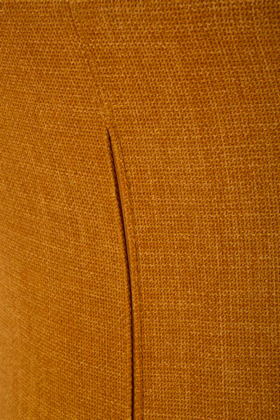 Fauteuil pivotant en velours jaune – Fauteuil d'appoint Siena Senape