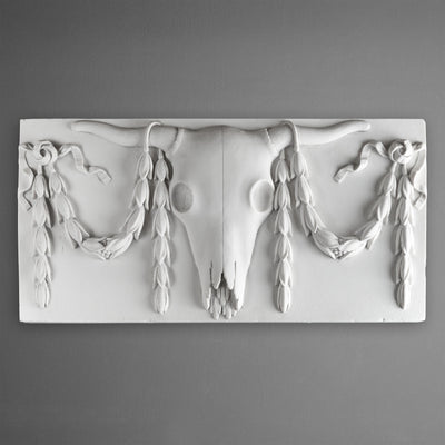 Décoration murale tête de bœuf – Bas-relief classique