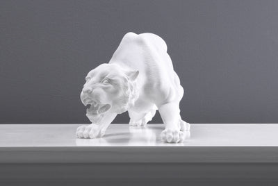 Statue Tigre - sculpture en marbre