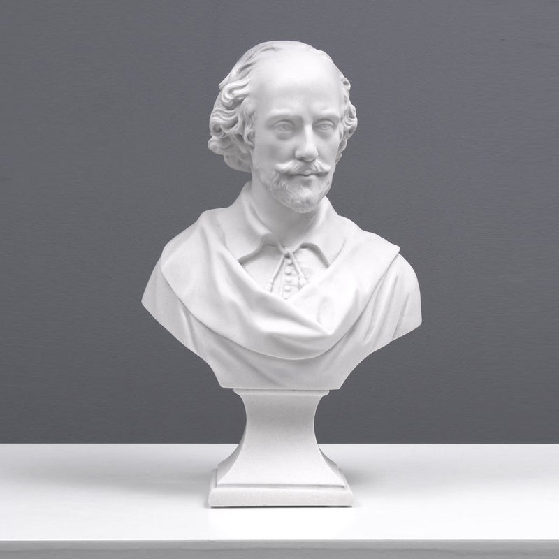 Buste de William Shakespeare - sculpture en marbre