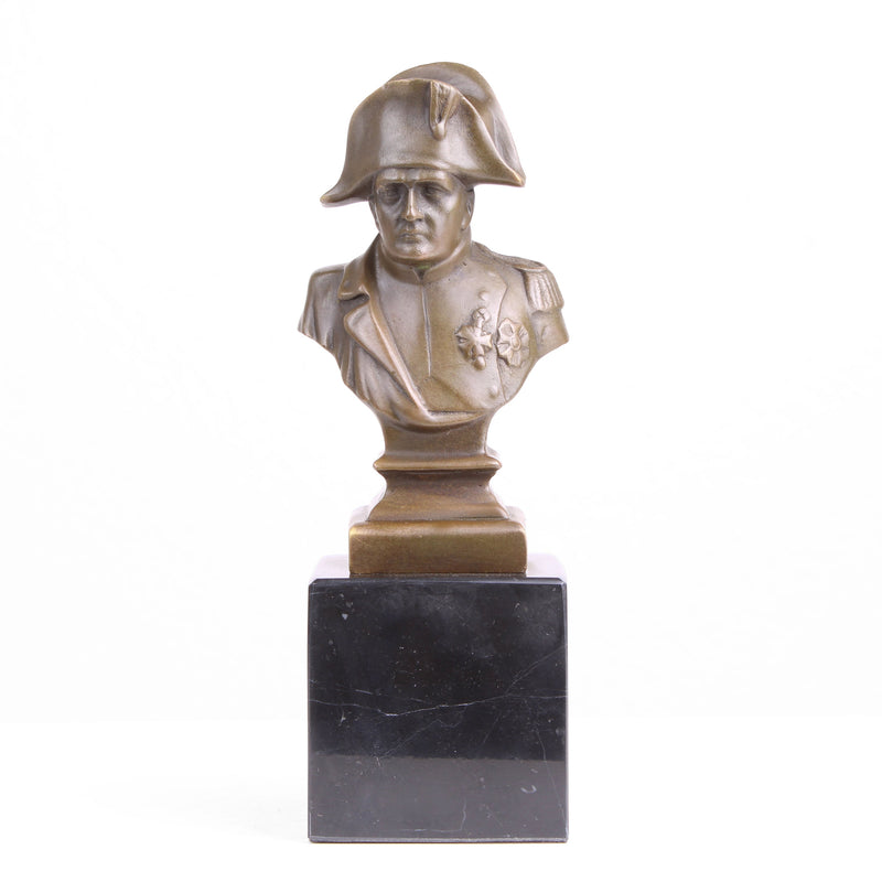 Buste de Napoléon en Sculpture de Général Militaire (Statue en Bronze Coulé à Chaud)