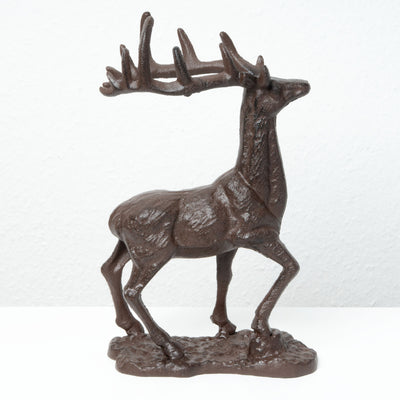 Statue de Cerf en Fonte – Symbole de Force et d’Élégance