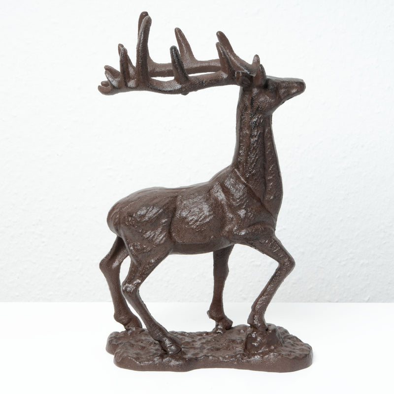 Statue de Cerf en Fonte – Symbole de Force et d’Élégance