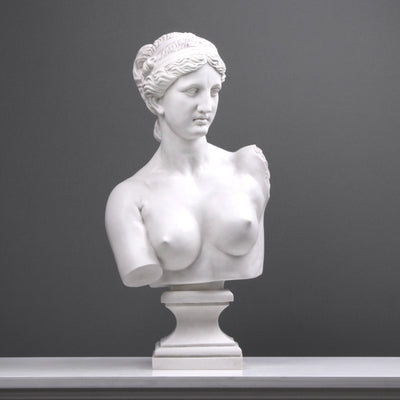 Buste d'Aphrodite (contemporain) - sculpture en marbre