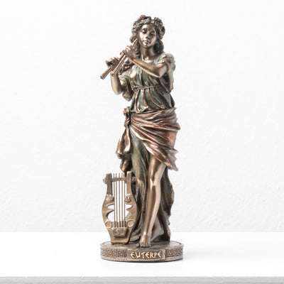 Euterpe – Muse de la Musique (Sculpture en bronze à froid)