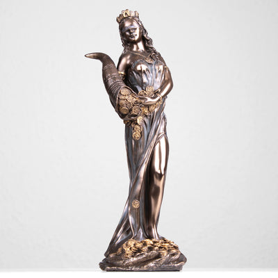 Statue Déesse Fortuna (Bronze coulé à froid)