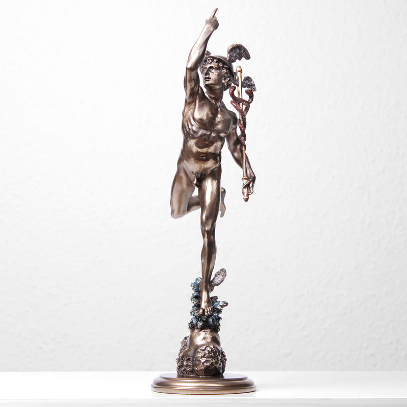 Statue Hermes Giambologna (Bronze coulé à froid)