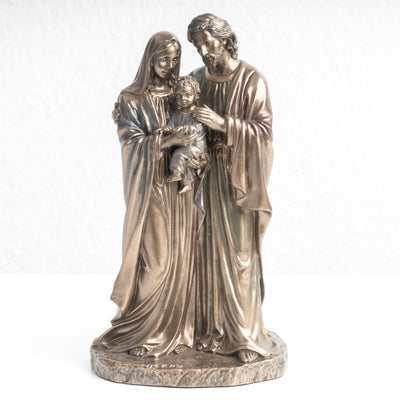 Statue de la Sainte Famille – Protectrice des Familles Chrétiennes (Sculpture en Bronze à Froid)